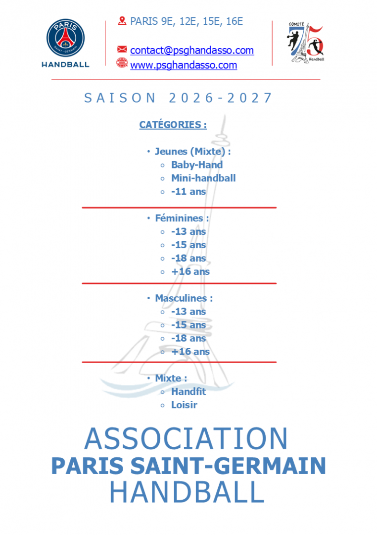 Paris St Germain HB 5875071